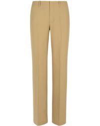 Closed - Pleated Straight-Leg Pants - Lyst