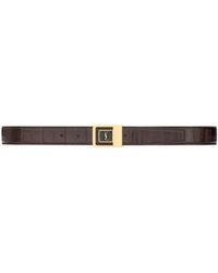 Saint Laurent - La 66 Buckle Belt - Lyst