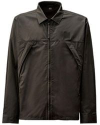 C.P. Company - Logo Patch Zip Jacket - Lyst