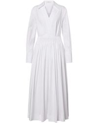 JOSEPH - Kathe Cotton Poplin Midi Dress - Lyst