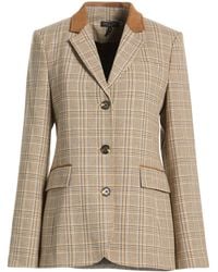 Rag & Bone - Checked Suit Jacket - Lyst