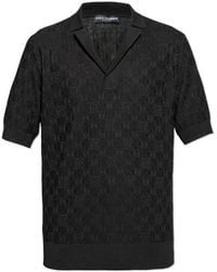 Dolce & Gabbana - Silk Polo - Lyst