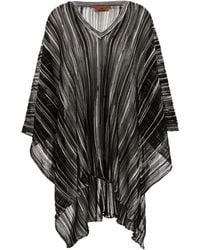 Missoni - Striped V-Neck Sweater - Lyst