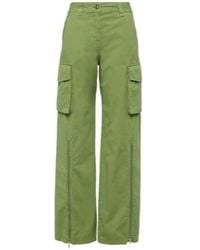 Stella McCartney - Mid-Rise Cotton Cargo Pants - Lyst