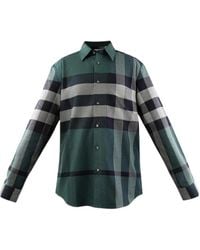 Burberry - Plaid Shirt - Lyst