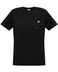 KENZO - Logo Embroidered T-Shirt - Lyst