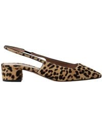 Aquazzura - Ginza 35 Leopard-Print Calf Hair Slingback Pumps - Lyst