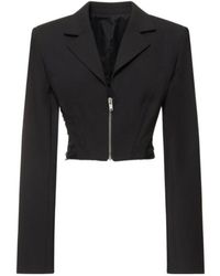 Dion Lee - Wool Blend Interwoven Casual Jacket - Lyst