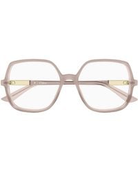 Chloé - Chloé Eyewear Square Frame Glasses - Lyst