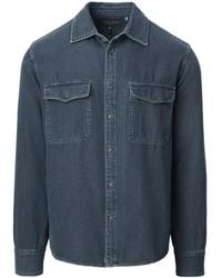Rag & Bone - Long-Sleeve Denim Shirt - Lyst