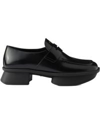 Prada - Equal Low-Block Heeled Loafers - Lyst