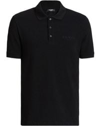 Balmain - Embroidered Vintage Logo Polo Shirt - Lyst