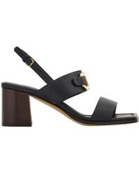 Ferragamo - Ferragamo Gancini Ornament Sandals - Lyst