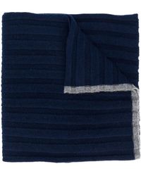 Brunello Cucinelli - Knitted Finished Edge Scarf - Lyst