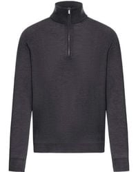 Zanone - Zip Roll-Neck Sweater - Lyst