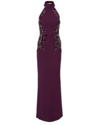 Rebecca Vallance - Beatrice Embellished Crepe Gown - Lyst