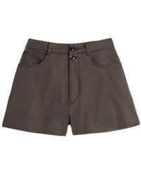 Lemaire - Button Shorts - Lyst