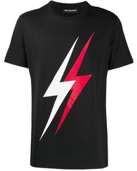 Neil Barrett - Lightning T-Shirt - Lyst