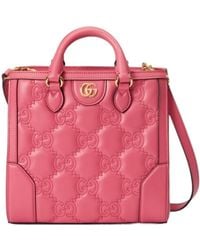 Gucci - Gg Logo-Matelassé Tote Bag - Lyst
