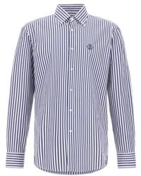 Herno - Striped-Pattern Long-Sleeve Shirt - Lyst