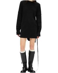 Ann Demeulemeester - Lucina Panelled T-Shirt Mini Dress - Lyst