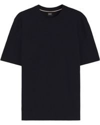 BOSS - Boss Short-Sleeved Knitted Top - Lyst
