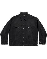 Balenciaga - Deconstructed Straight Hem Denim Jacket - Lyst