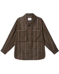 Isabel Marant - Chelia Jacquard And Metallic Thread Tunic Shirt - Lyst