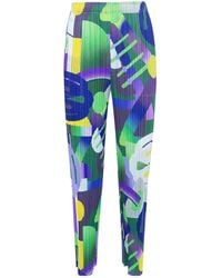 Pleats Please Issey Miyake - Pleated Trousers - Lyst