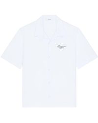 Givenchy - Stamp Printed Short-Sleeved Shirt - Lyst