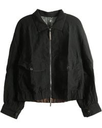 Ziggy Chen - Puppytooth Cropped Aviator Jacket - Lyst