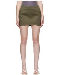 Mugler - Corset-Detailing Skirt - Lyst