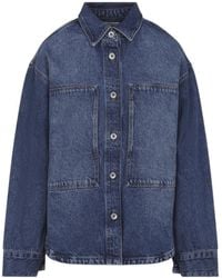 Studio Nicholson - Paso Button-Up Denim Shirt - Lyst