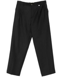 Myths - Pleated-Front Straight-Leg Trousers - Lyst