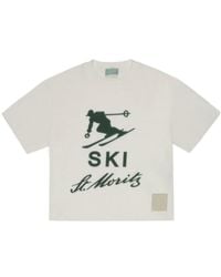Bally - Graphic-Print Cotton T-Shirt - Lyst
