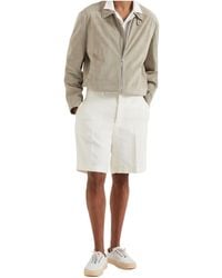 Brunello Cucinelli - Mid-Rise Bermuda Shorts - Lyst