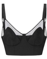 Elisabetta Franchi - Cool Wool And Tulle Top - Lyst