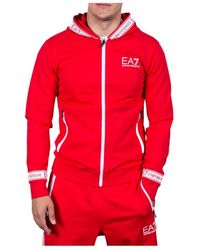 EA7 - Logo And Hat Casual Jacket - Lyst