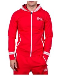 EA7 - Logo And Hat Casual Jacket - Lyst