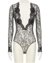 Valentino - Long-Sleeved Bodysuit - Lyst