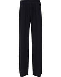 Gianluca Capannolo - Elastic-Waist Wide-Leg Pants - Lyst