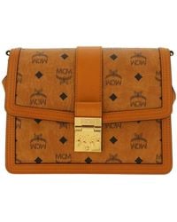MCM - Tracy Foldover Medium Shoulder Bag - Lyst