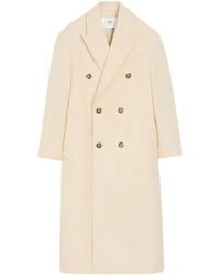 Ami Paris - Ami Double Breasted Long Coat - Lyst