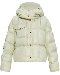 Moncler - Erea Square-Quilted Hooded Short Down Jacket - Lyst