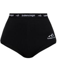 Balenciaga - High-Waist Sporty Briefs - Lyst