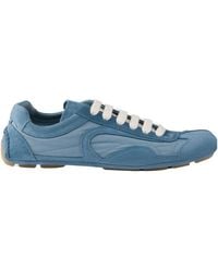 Prada - Montecarlo Re-Edition 2005 Suede And Re-Nylon Sneakers - Lyst