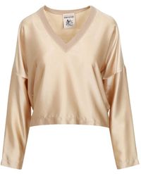 Semicouture - V-Neck Knitwear - Lyst