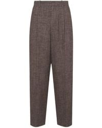 The Row - Silk Linen Pants - Lyst