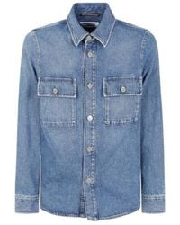 Jacob Cohen - Button-Up Denim Shirt Jacket - Lyst
