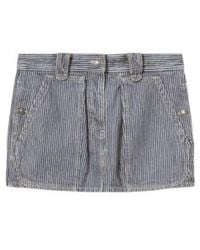 Isabel Marant - Isabel Marant Étoile Striped Denim Mini Skirt - Lyst